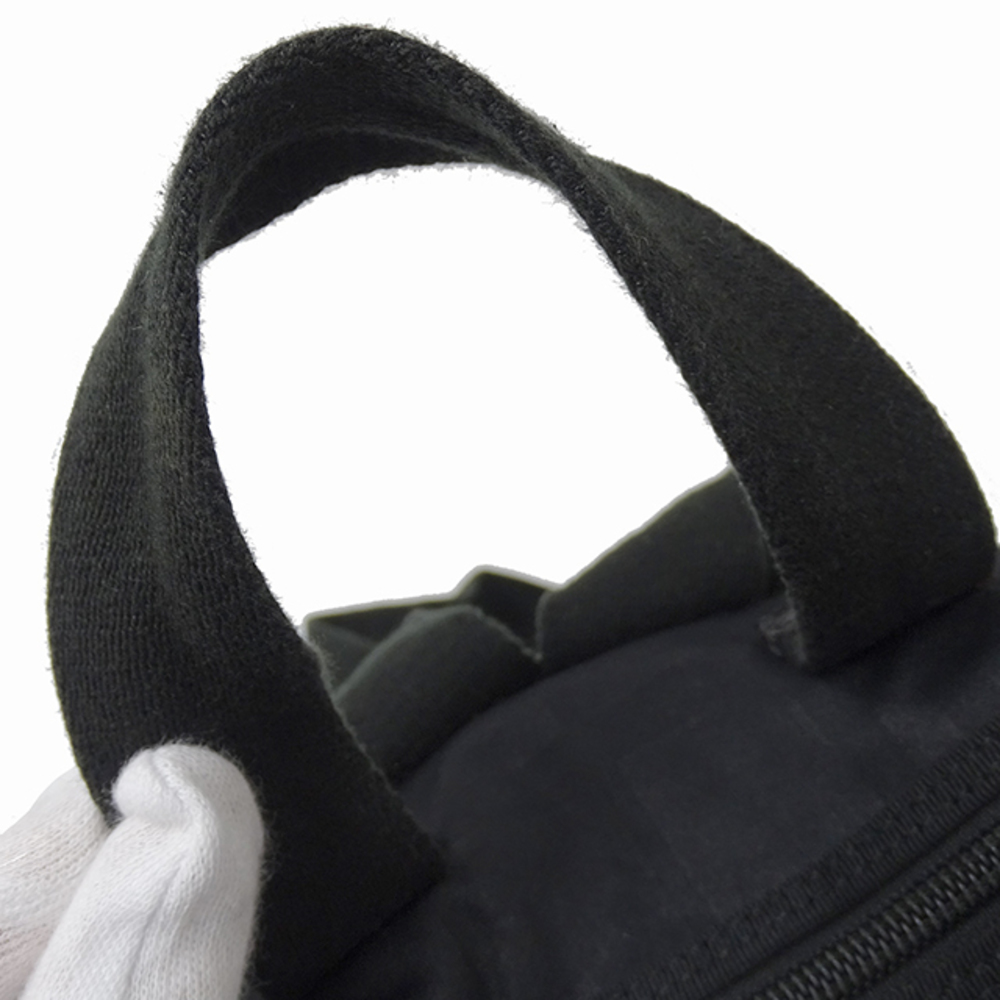 Burberry Backpack Canvas Plaid Pattern Black - image 7